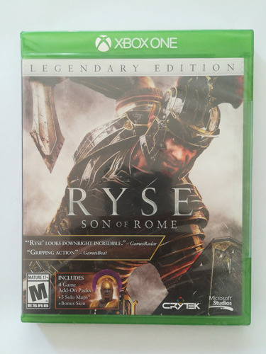 Ryse Legendary Edition Xbox One 100% Nuevo Original Sellado