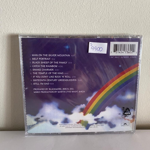 Rainbow Ritchie Blackmore's Rai Cd Europeo Musicovinyl
