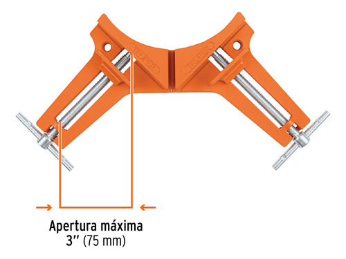 Prensa Esquinera Carpintero Pack 4 Unidades Truper
