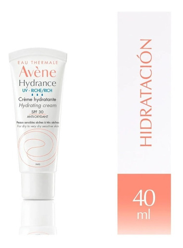 Crema Hidratante Avene Hydrance Uv Riche Spf30 X 40 Ml 