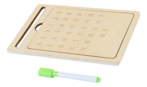 Tablero De Rastreo De Letras De Madera, Herramienta De