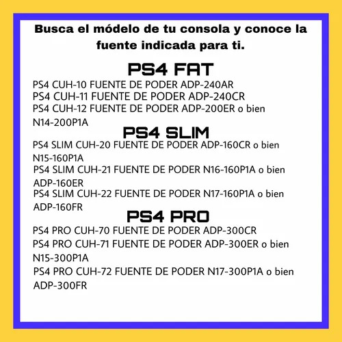 Fuente De Poder Adp-160cr / N15-160p1a Para Ps4 Slim