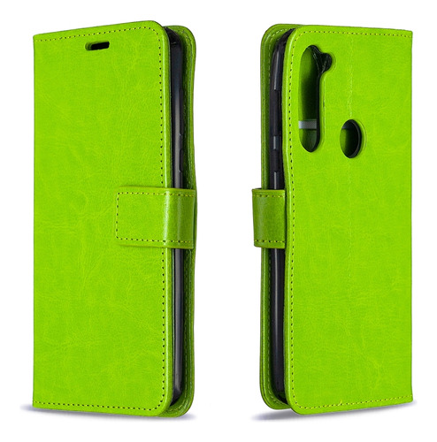 Funda De Piel Verde Para Motorola Moto G Pro