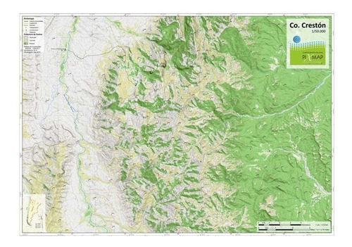 Imagen 1 de 3 de Mapa Topográfico: Cerro Crestón