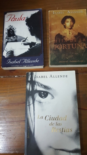 Libros:lote 3 Novelas Completas De Isabel Allende.mb Estado.