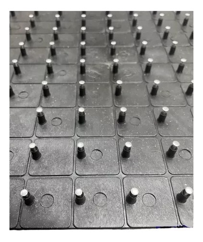 Shimmer Wall 4d Panel Pared Cortina 30x30 Cm Negro X 10 Un