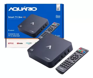 Tv Box Receptor Conversor 4k Aquário Stv-3000