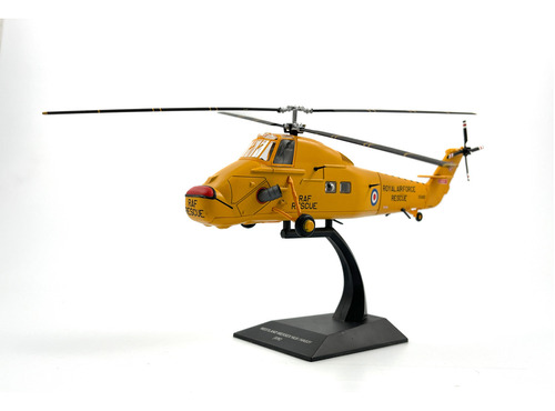 Helicóptero De Combate Ed.23 Westland Wessex Hu5/has31 Cor Cinza Com Laranja