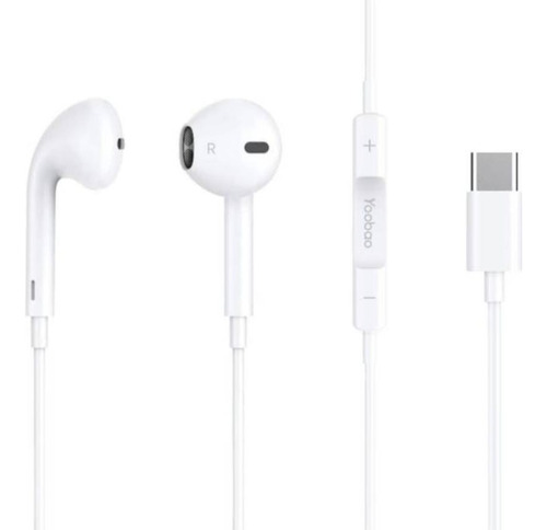 Audífonos In-ear Android Usb Tipo C Para Xiaomi Huawei +