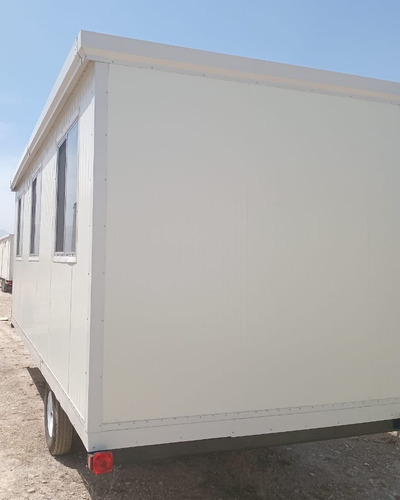 Remolque Traila Camper Caseta Cabina Oficina Móvil Para 10