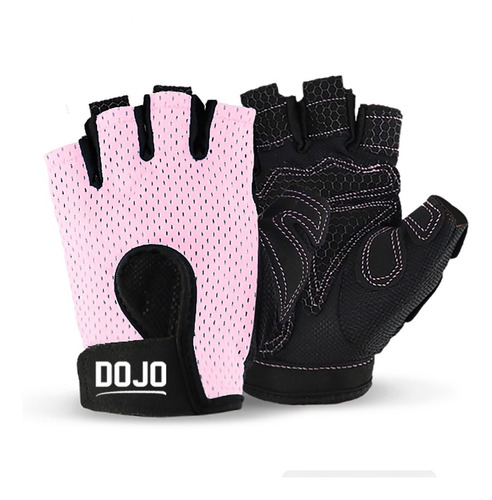 Guantes De Entrenamiento Musculación Y Fitness Rosado - Dojo