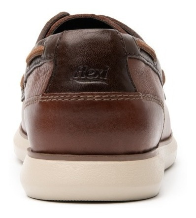 Imagen 6 de 6 de Calzado Zapato Flexi 403604 Tan Cafe Casual Vestir Oficina