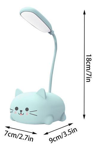 Lámpara De Escritorio Led Para Niños Con Carga Inalámbrica S