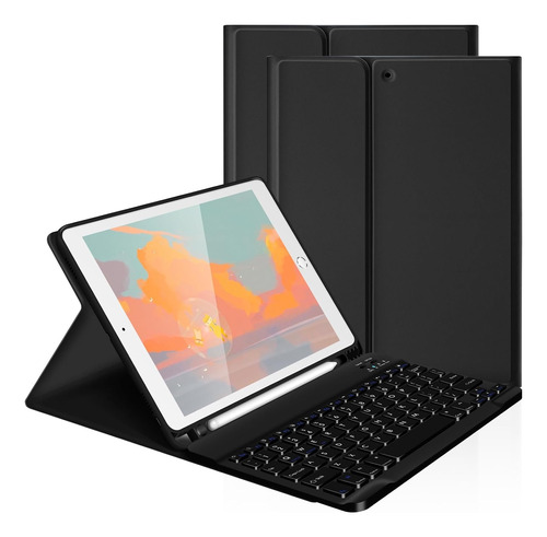 Funda Teclado Bt Case Para iPad Quinta Y Sexta Generación 2017 2018  9.7 Pro Air 1 Air 2