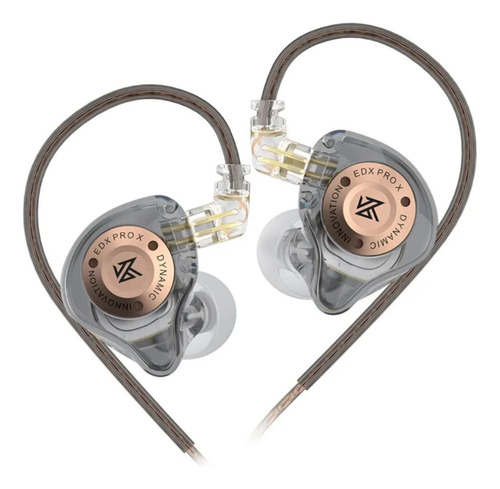 Auriculares Kz Edx Pro X - Gris Oscuro - Sin Mic In Ear