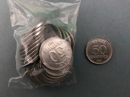 20 Moedas 50 Centavos De Cruzados 1986 (Usado)