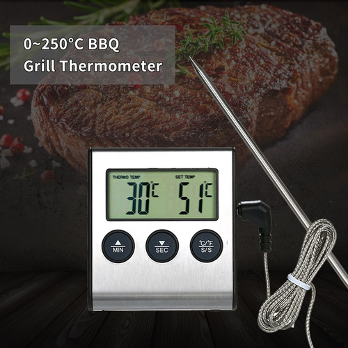 Imagem 5 de 6 de Termômetro Para Churrasco Termômetro Para Alimentos 0 ~ 250