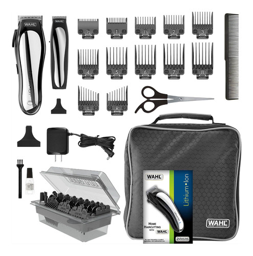 Wahl Lithium Pro - Kit De Retoque Y Corte De Pelo Inalámbric