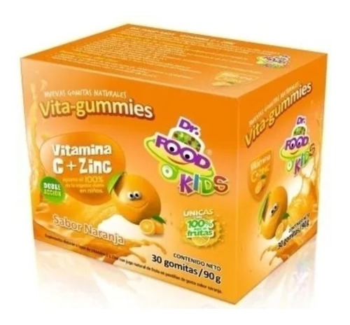 Gomitas Vitamina C + Zinc Niños Y Adultos Alimento Funcional