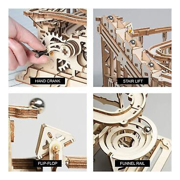 Rokr 3d Wooden Puzzle For Adults Model Kit Marble Run Cr Ssb