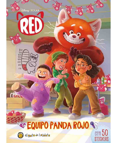 Red Equipo Panda Rojo (con 50 Stickers) - Walter Elias Disne