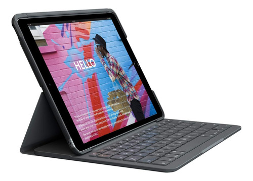 Funda Teclado Logitech Folio P/ iPad 7.ª 8.ª 9.ª Gen 