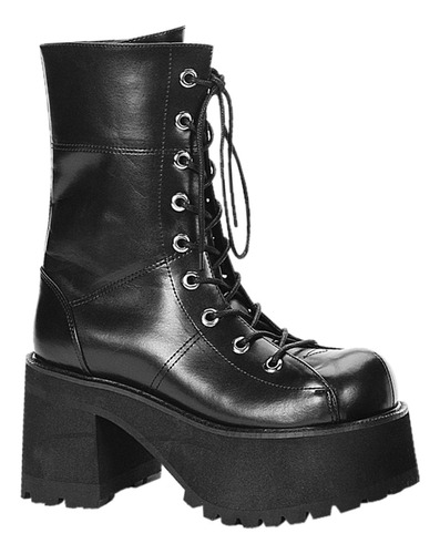 Botines Plataforma Ranger-301 Goth Punk Witch Boots E Girl 