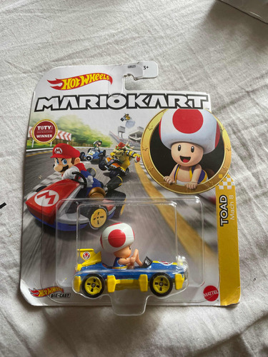 Juguete Hotwheels Mario Kart (toad)