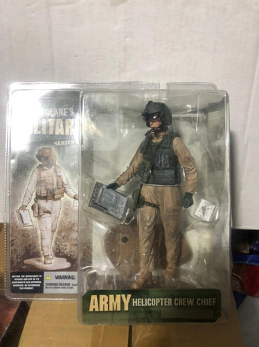 Mcfarlane Army Helicoptero Crew Chief Figura Militar (Usado)