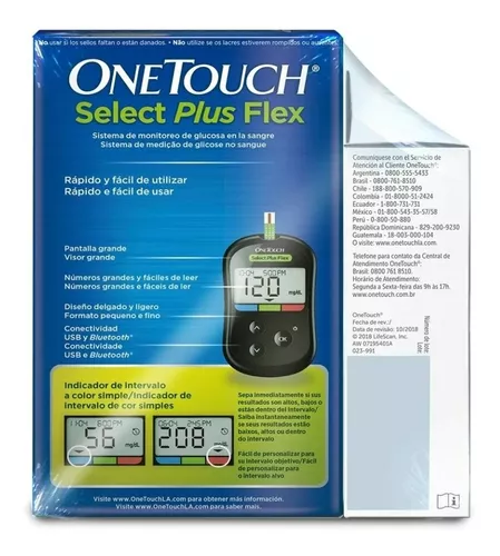 Medidor glucosa onetouch select plus flex