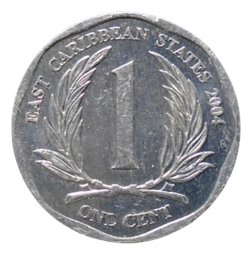 Estados Del Caribe Oriental 1 Cent 2004 Oe#01
