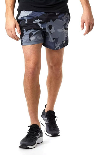 Short Running Hombre New Balance Printed Accelerate 5 