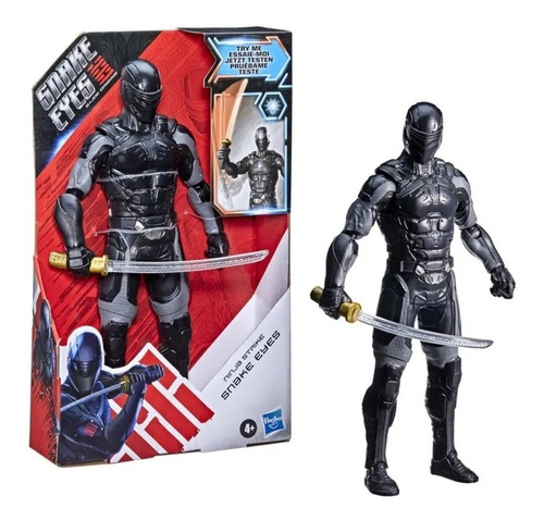 Snake Eyes Muñeco Con Sable Luz Gi Joe Ninja Strike E8348 Ed