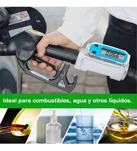 Caudalimetro Para Combustible Agua Gasoil Nafta Cuentalitros