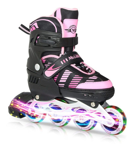 Patines Megawheels  En Línea Ajustables Para Niños,  Par Ptn