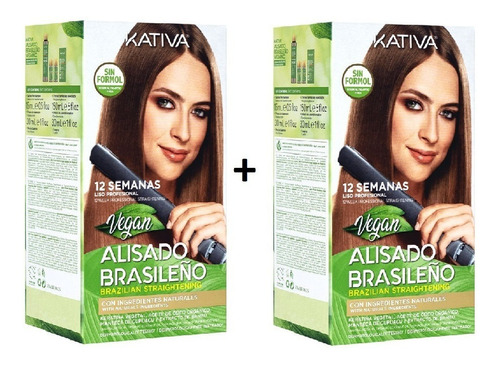 Duo Kativa Alisado Vegano - mL a $755