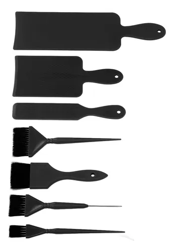 Juego De Tablas Y Paletas De Balayage Negras Y Negras, 7 Pie