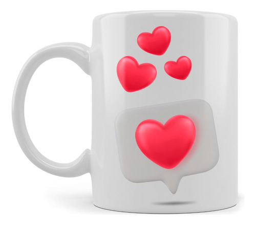 Caneca Xícara Curtidas De Amor Dia Namorados Coração