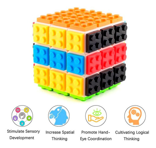 Cubo 3x3 Bloques De Construcción Profesional Fanxin Original