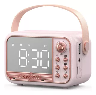Reloj Despertador Led Con Bocina Bluetooth