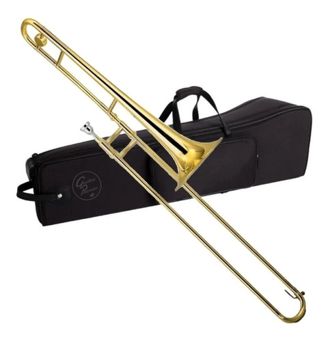 Trombon A Vara Tenor Bronce Estuche Rigido Stagg Profesional