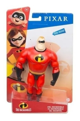 Mattel Disney Pixar The Incredibles Figura De Mr. Incredible