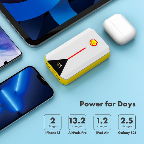 Shell Cargador Portatil Bateria Mah Para iPhone Entrega