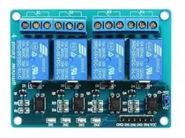 Comprar Modulo Rele 4 Canales Optoacoplado- Arduino- Raspberry Pi