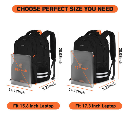 Ytonet Mochila De Gimnasio Con Puerto Usb Y Compartimento Mm