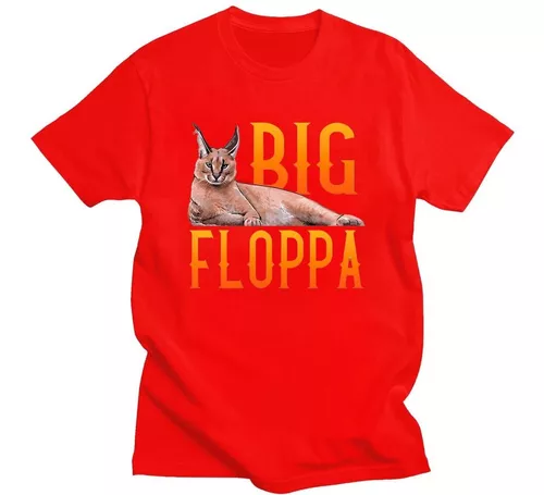 Pareja Wear Big Floppa Meme Lindo Estampado De Gato Caracal