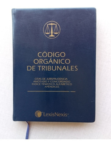 Código Orgánico De Tribunales Lexisnexis 2004 Tapas Duras