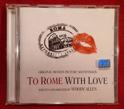 Woody Allen To Rome With Love Soundtrack Cd Original Sony.