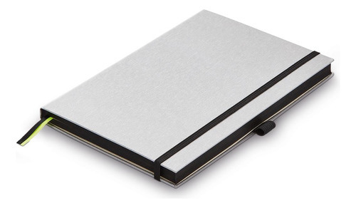 Cuaderno Libreta Anotador Lamy Paper Tapa Dura A5 Al Star Color Plateado/Negro