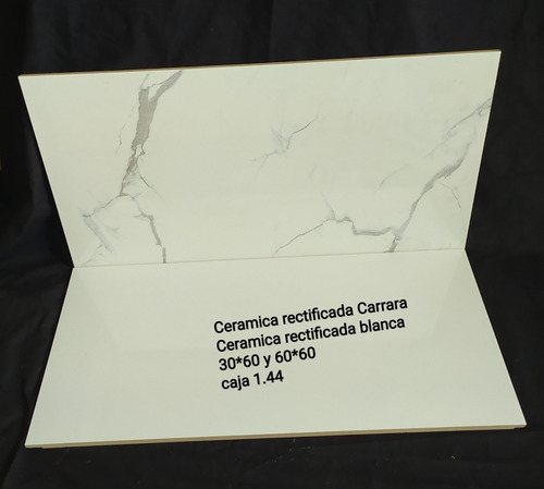 Cerámica Rectificada Blanco Para Pared Y Piso 30*60 Y 30*30